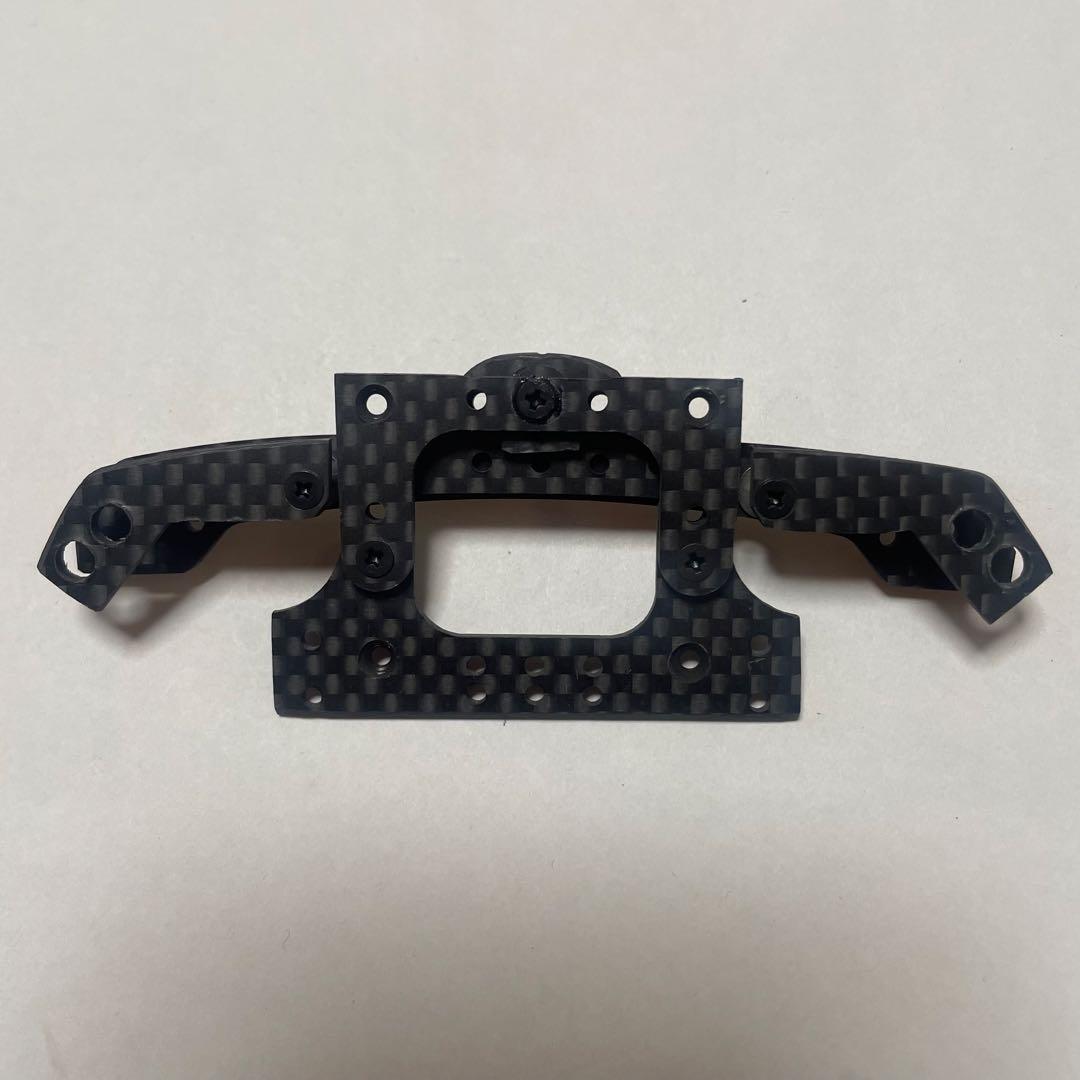 ミニ四駆　フロント段下げATスラダン　提灯　リアアンカー　社外カーボン3点セット