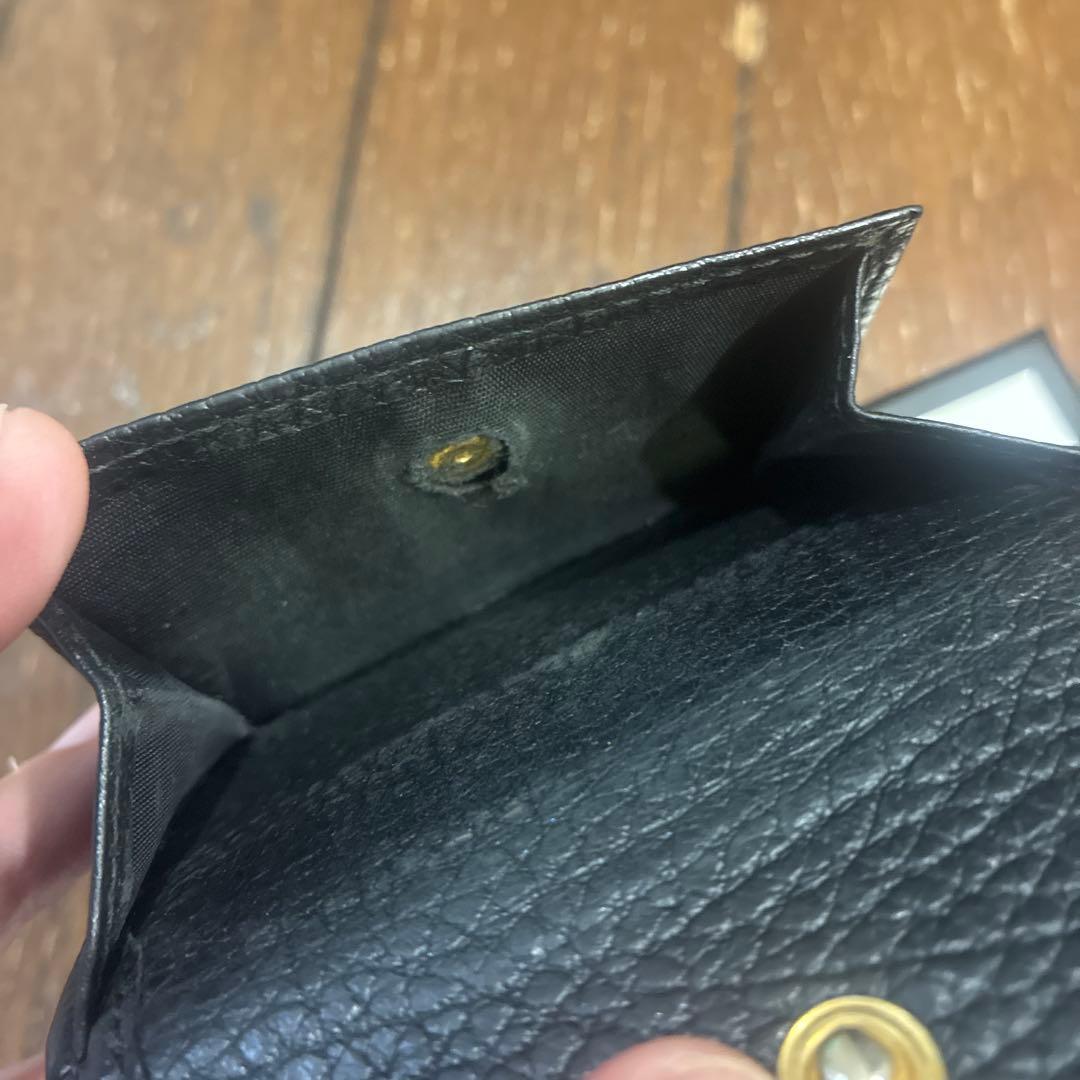 胡桃様　GUCCI 三つ折り財布　黒