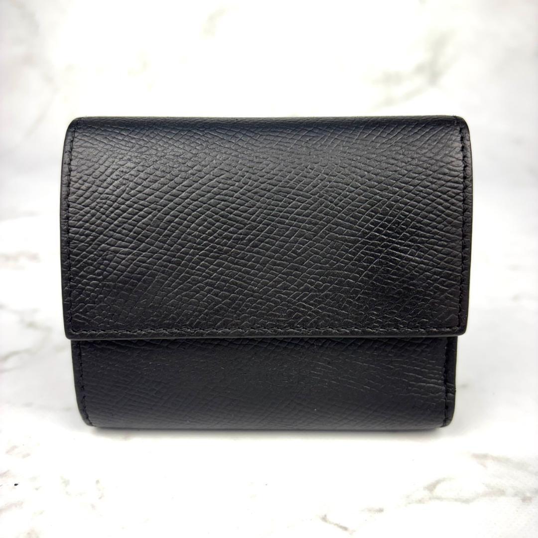 【極美品】CELINE⭐セリーヌ スモール トリフォールド 3つ折り財布 黒