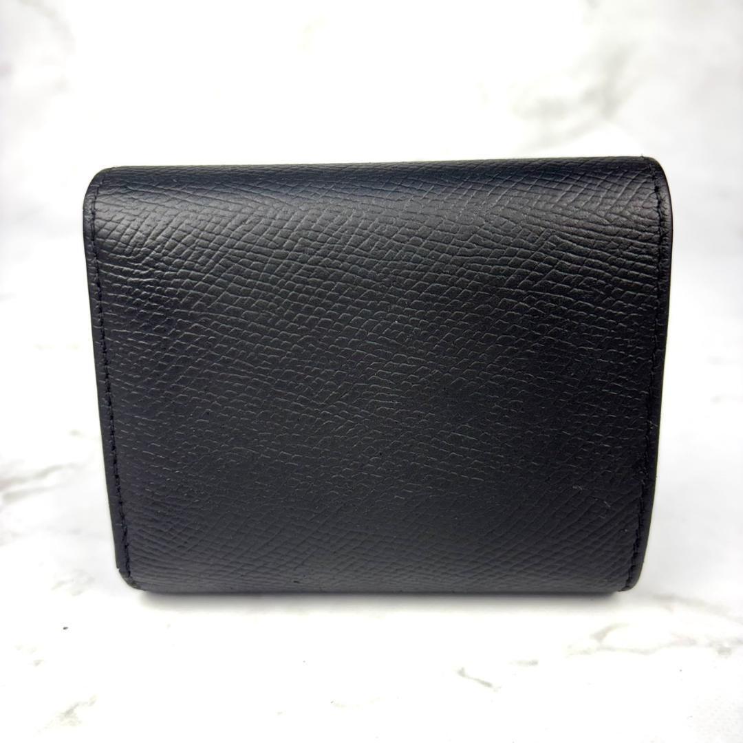 【極美品】CELINE⭐セリーヌ スモール トリフォールド 3つ折り財布 黒