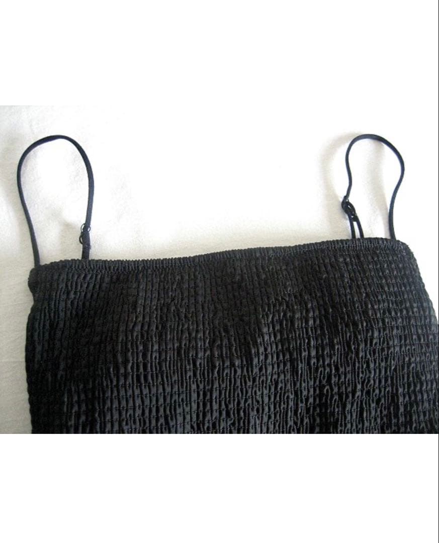 Nalaナラ Shirringswiminnerwearスイムウェア ブラック