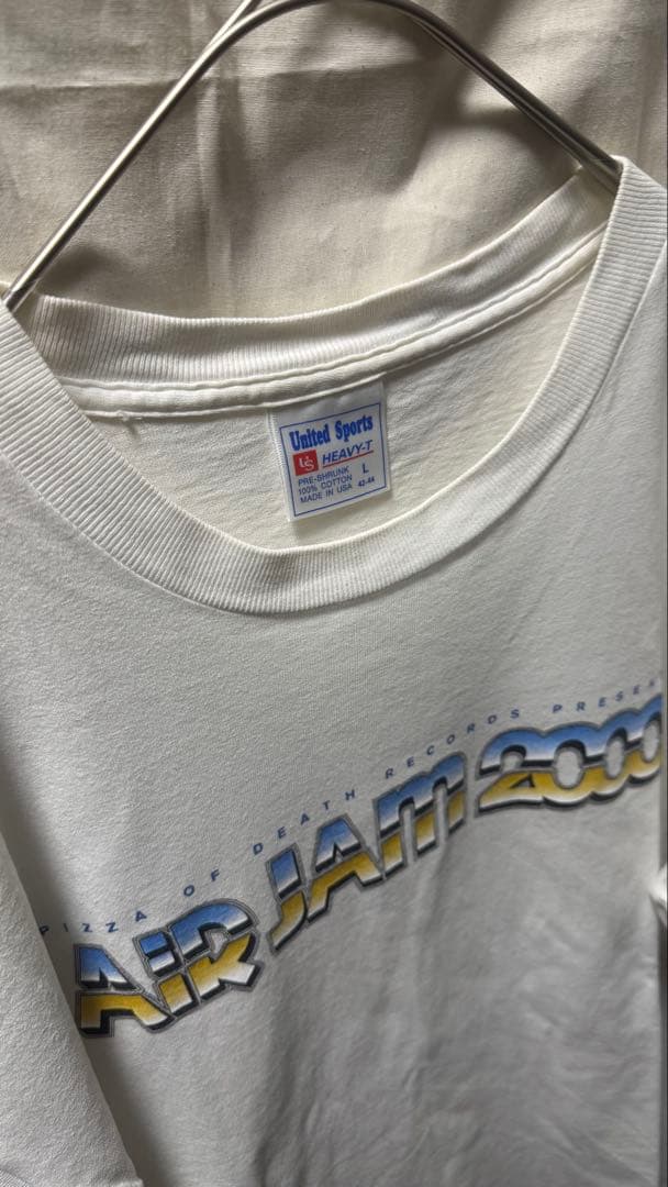 Hi-STANDARD AIR JAM 2000 tシャツ　ホワイト　Lサイズ