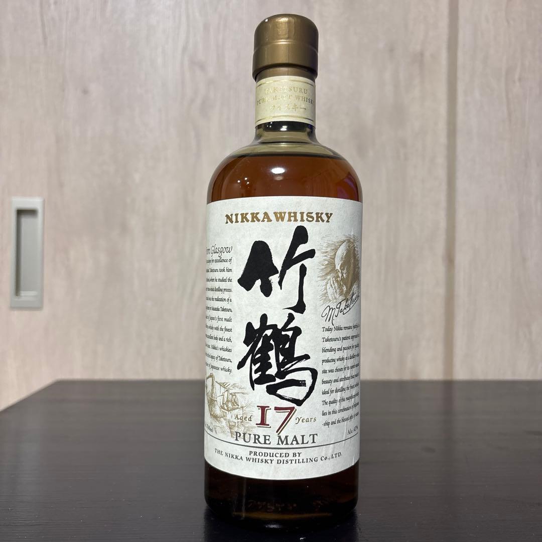【未開栓】NIKKA WHISKY竹鶴 17年 ピュアモルト 700ml