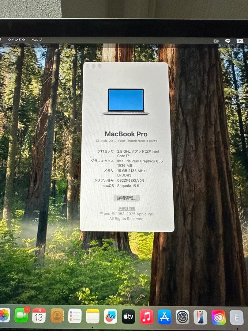 MacBook本体 MacBook Pro 2019