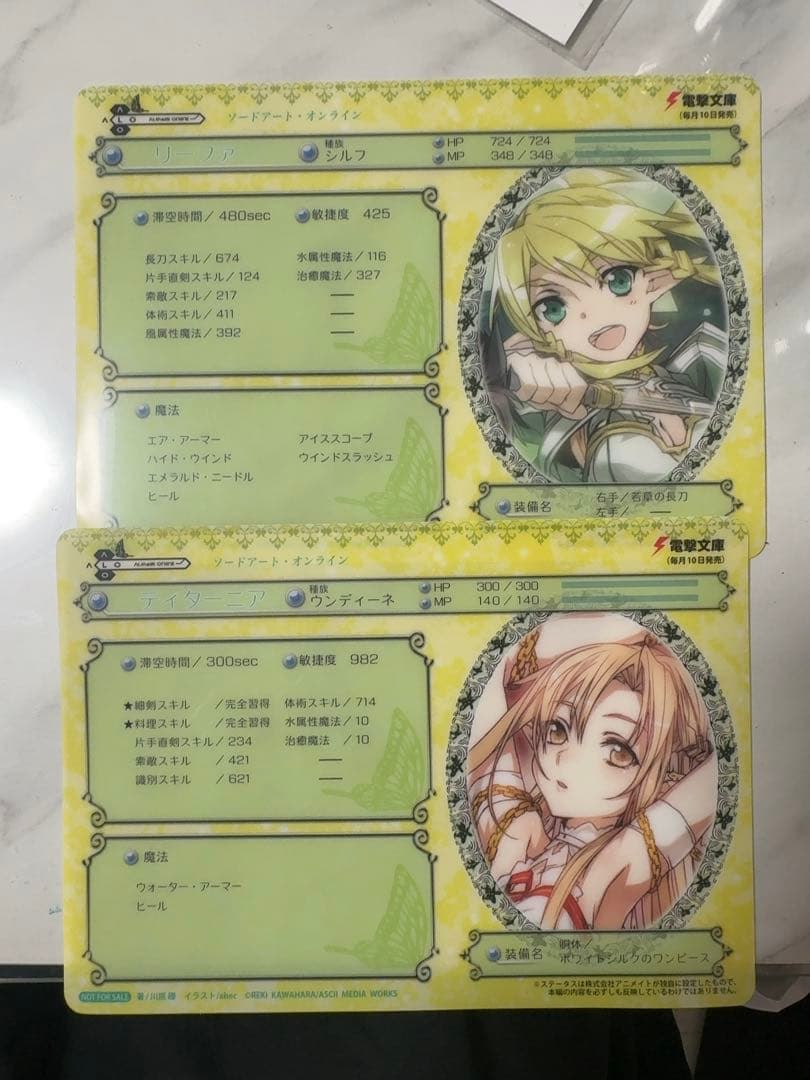 ソードアート・オンライン クリアファイル