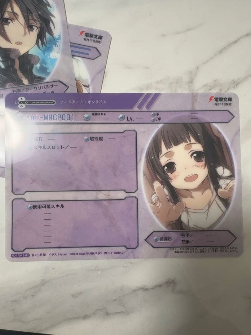 ソードアート・オンライン クリアファイル