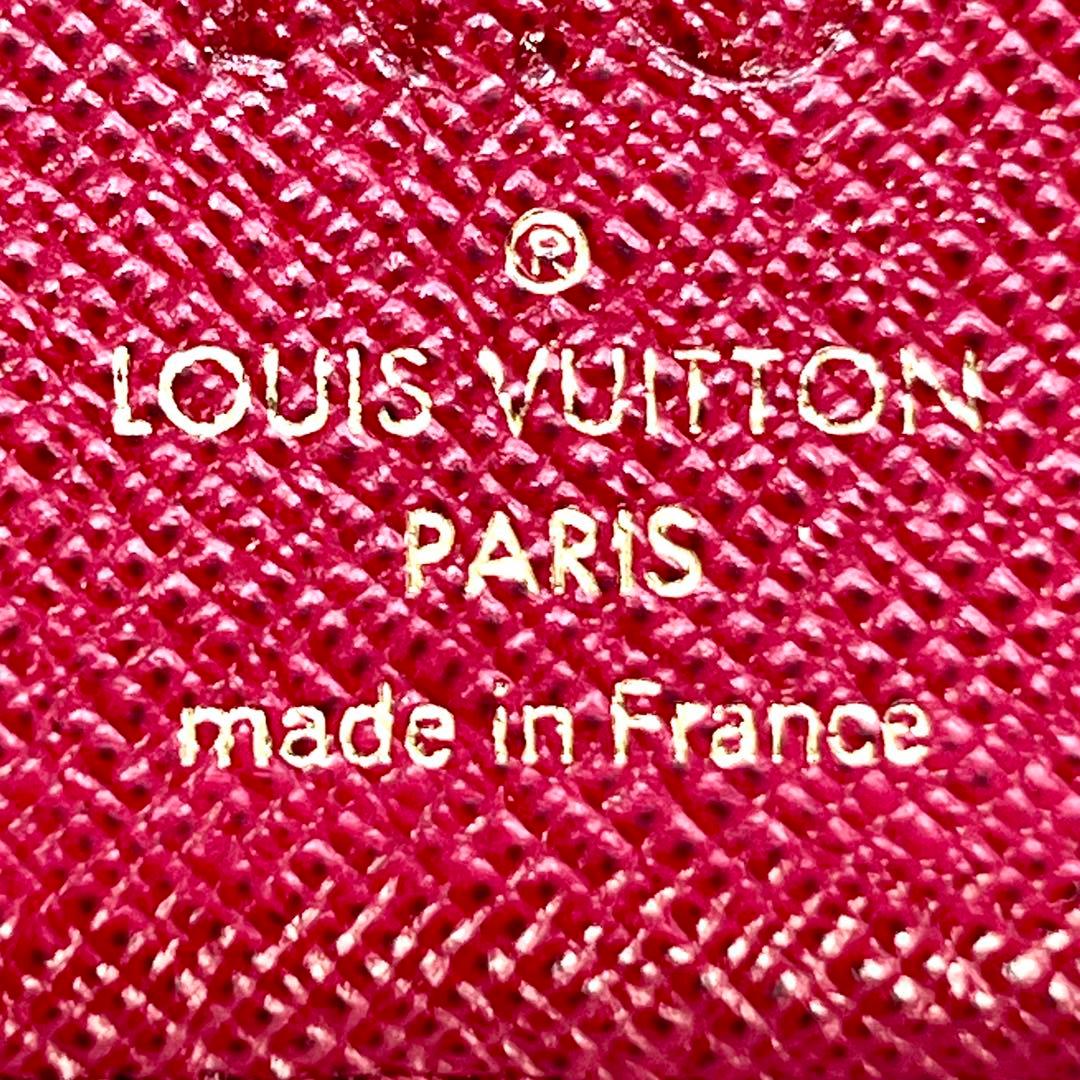 ルイヴィトン モノグラム ポルトフォイユジュリエット M69433 フューシャ