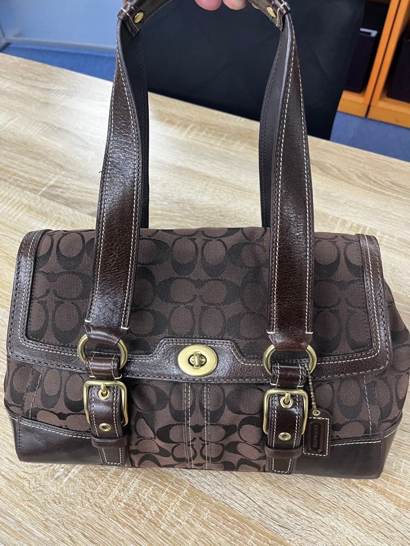 Coach ブラウン ハンドバッグ