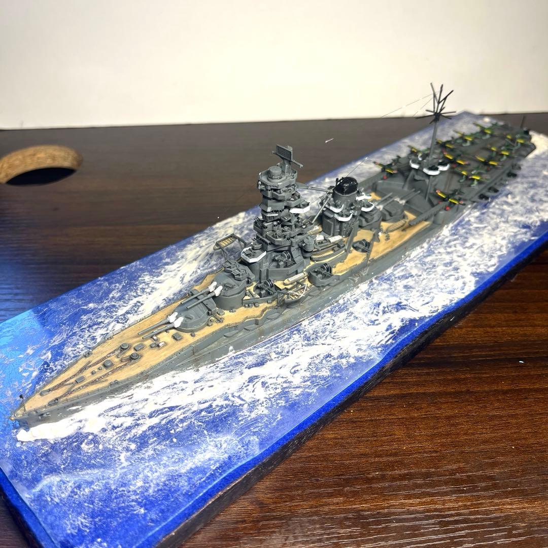 1/700 日本海軍　航空戦艦伊勢　ジオラマ