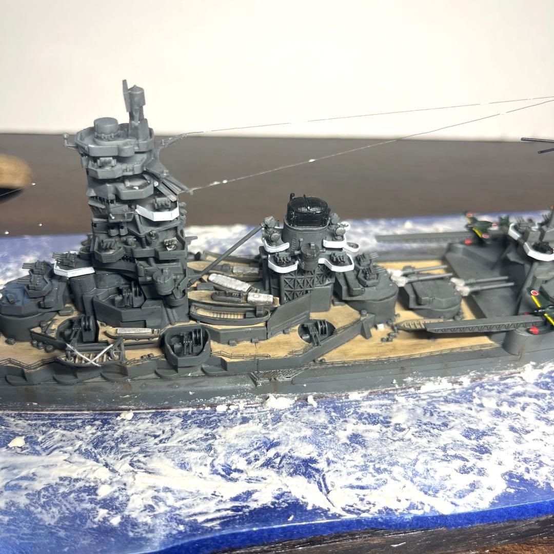 1/700 日本海軍　航空戦艦伊勢　ジオラマ