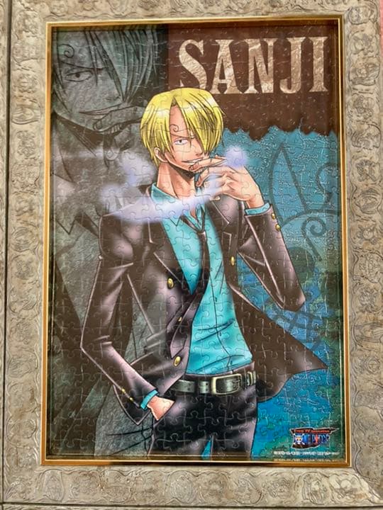 【完成品】アニメ、ワンピースパズル6点セット