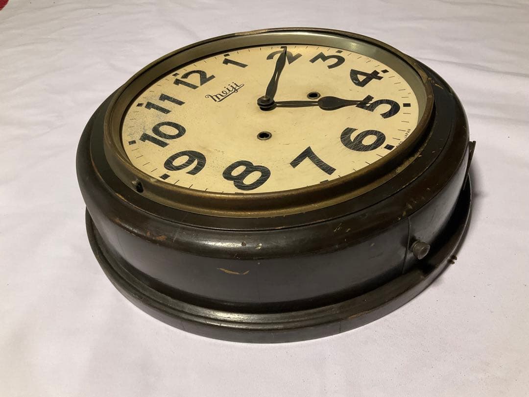 (11)MEIGI 振り子時計　アンティーク　稼動品　年代物