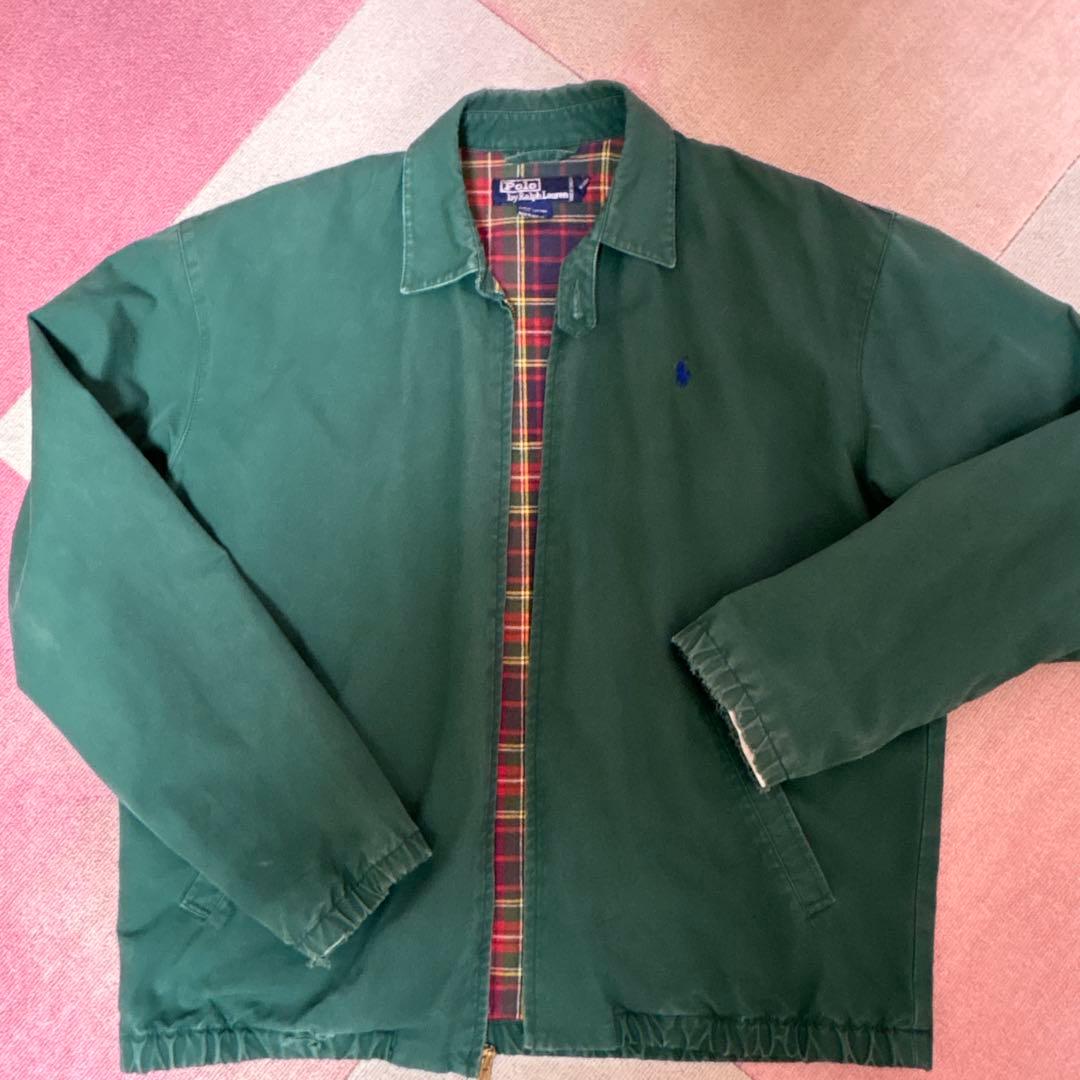 90sRalph Lauren スイングトップ グリーン