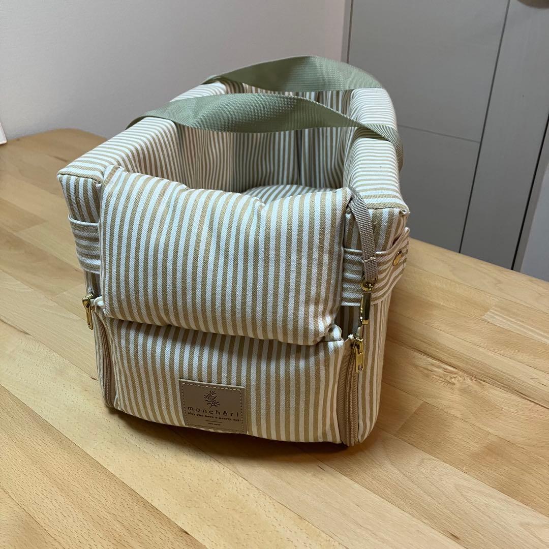 moncheri モンシェリ キャリーバッグ　カーシート ドライブ 小型犬　鞄