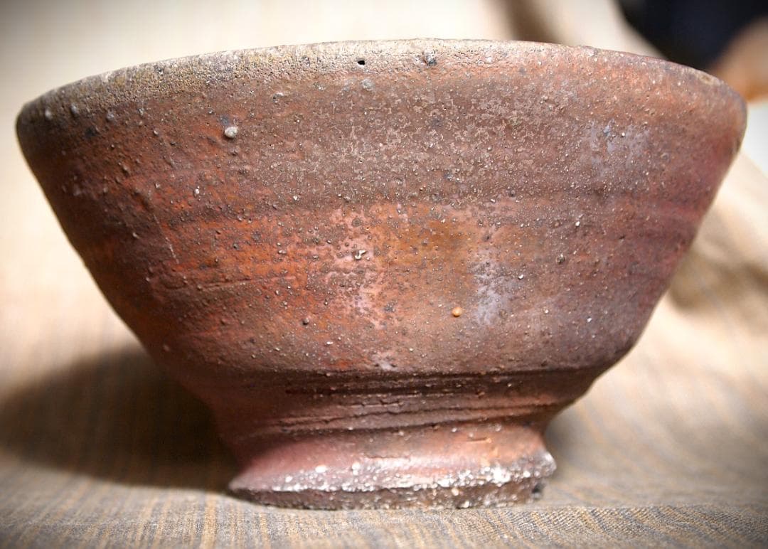 人気作家★加地学【師：森岡成好】★窯変焼き締め丼鉢A