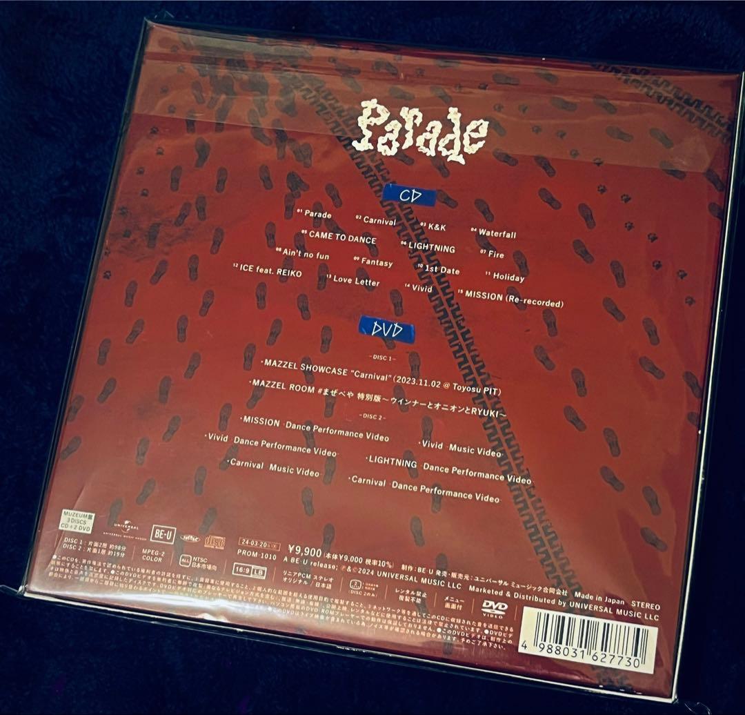 MAZZEL / Parade【 MUZEUM盤 】CD + 2 DVD