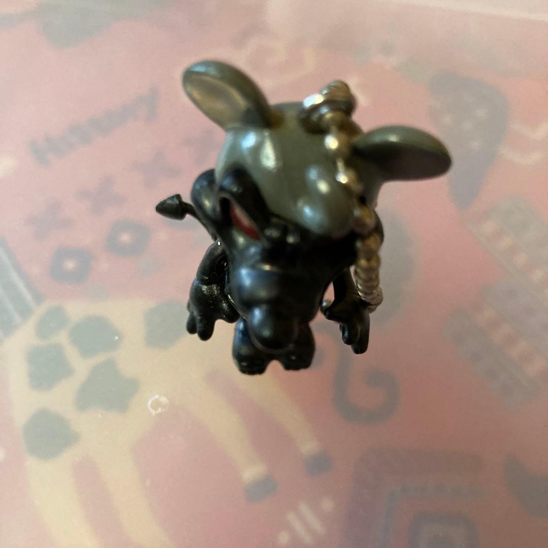 キーホルダー　デビルミッキーマウス　レア　ディズニー　ハート　スカル　ライダース