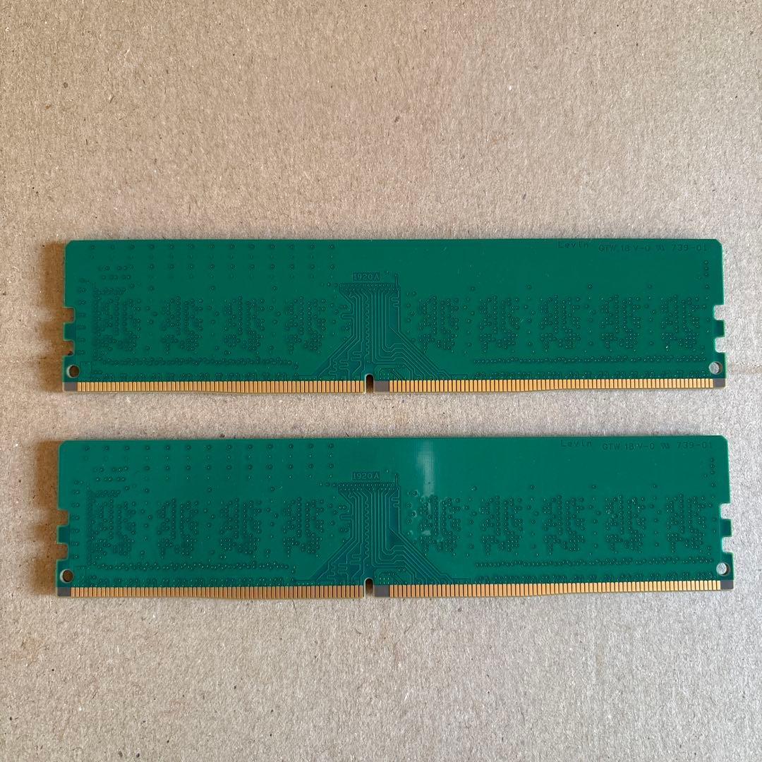 Crucial DDR4 16GB(8GB×2枚) 2400MHz メモリ
