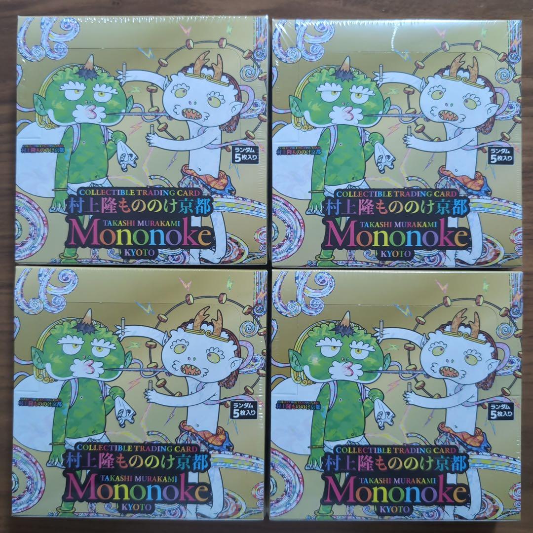 村上隆 もののけ京都 TRADING CARD 日本語版4BOX 未開封