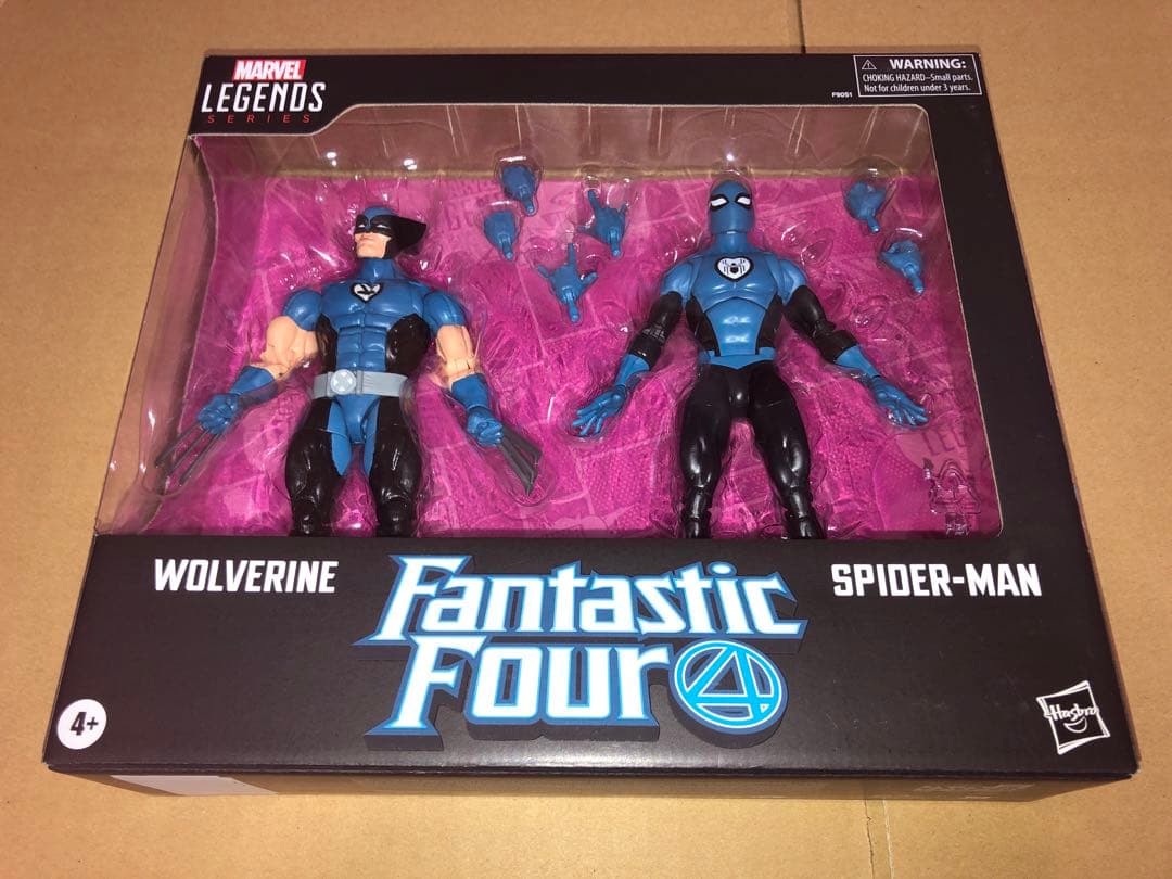 マーベル・レジェンド ウルヴァリン＆スパイダーマン（ファンタスティック・フォー）