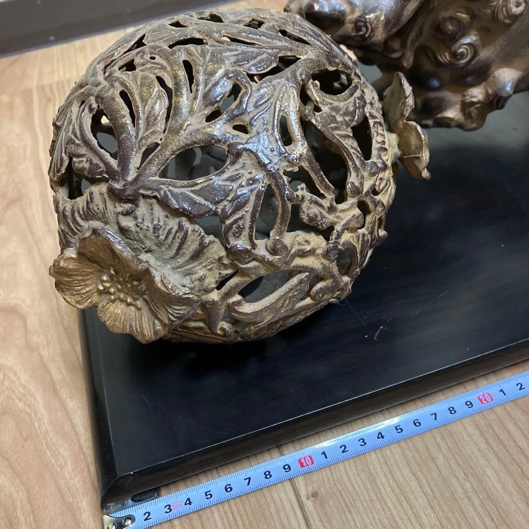 獅子　古物　古美術　美術品　骨董品　置物