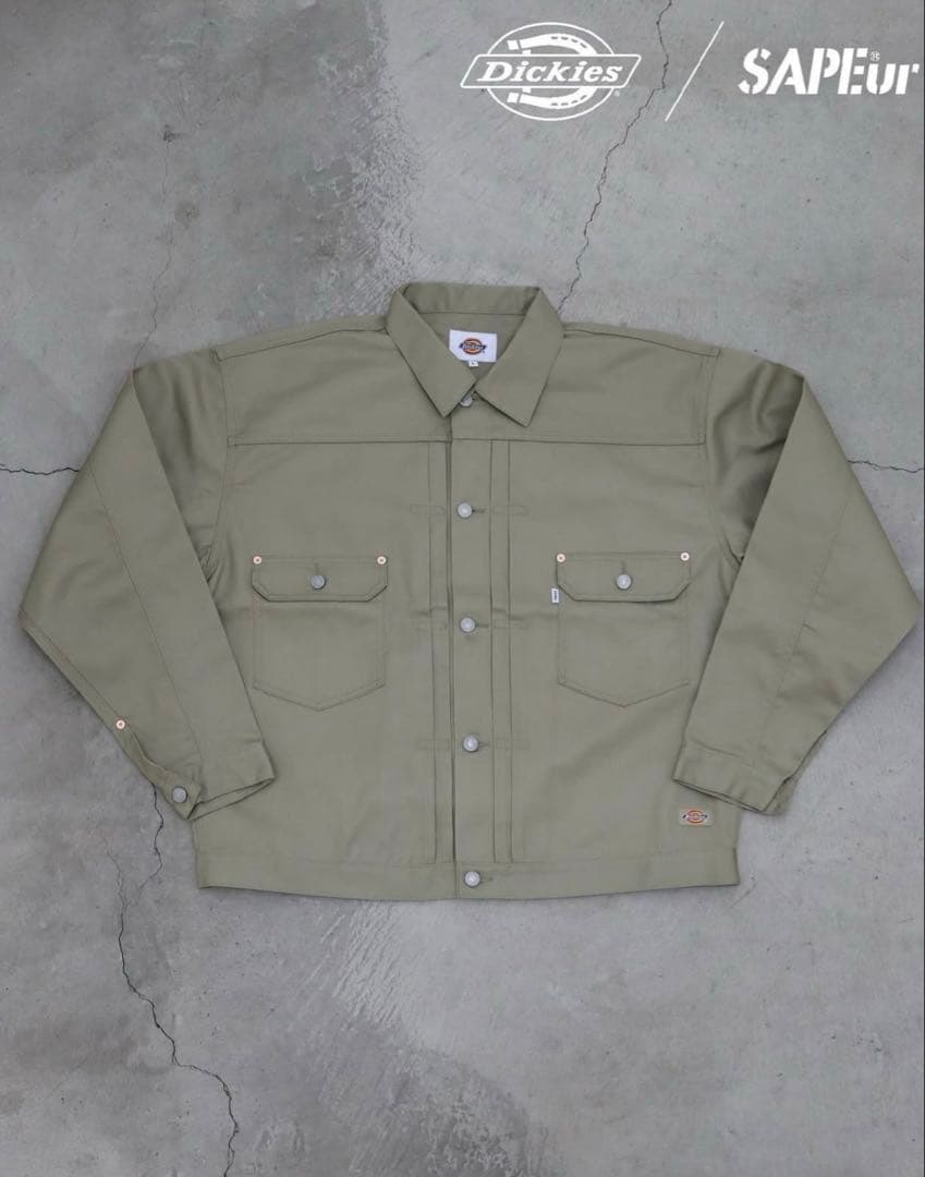 新品SAPEur× Dickies ワークジャケット　ベージュ