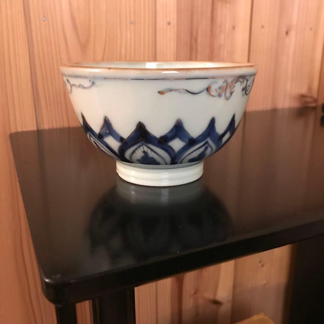 鶴丸茶碗　茶道具　茶室　茶碗