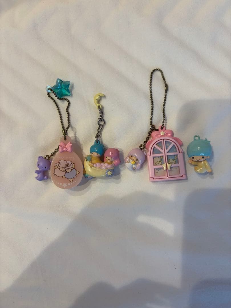 【激レア・レトロ】　サンリオ　キキララ　携帯ストラップ　がま口　2000年代