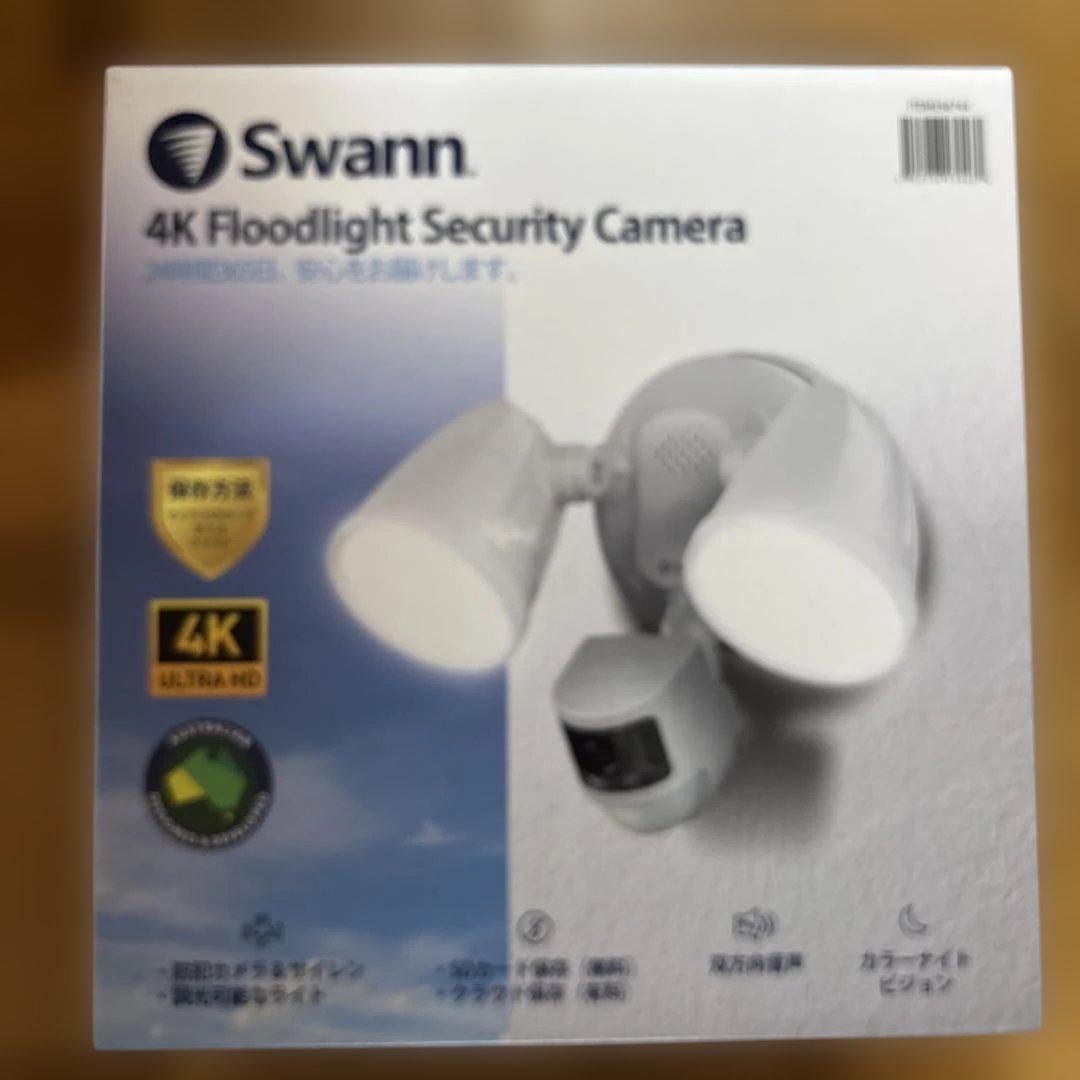 未開封　Swann 4K Floodlight Security Camera