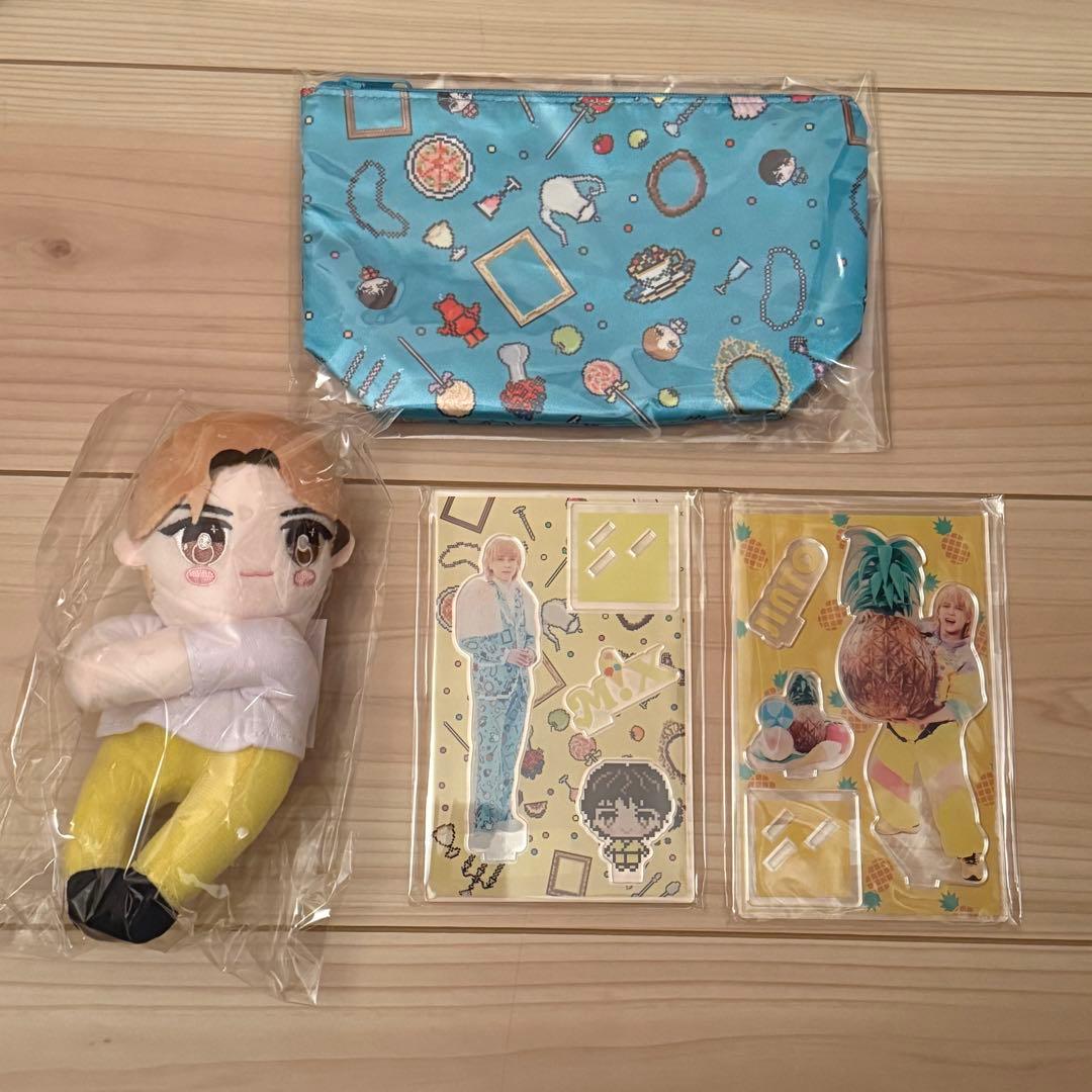 M!LK 吉田仁人 ピクセルポーチ だっこぬい アクスタ