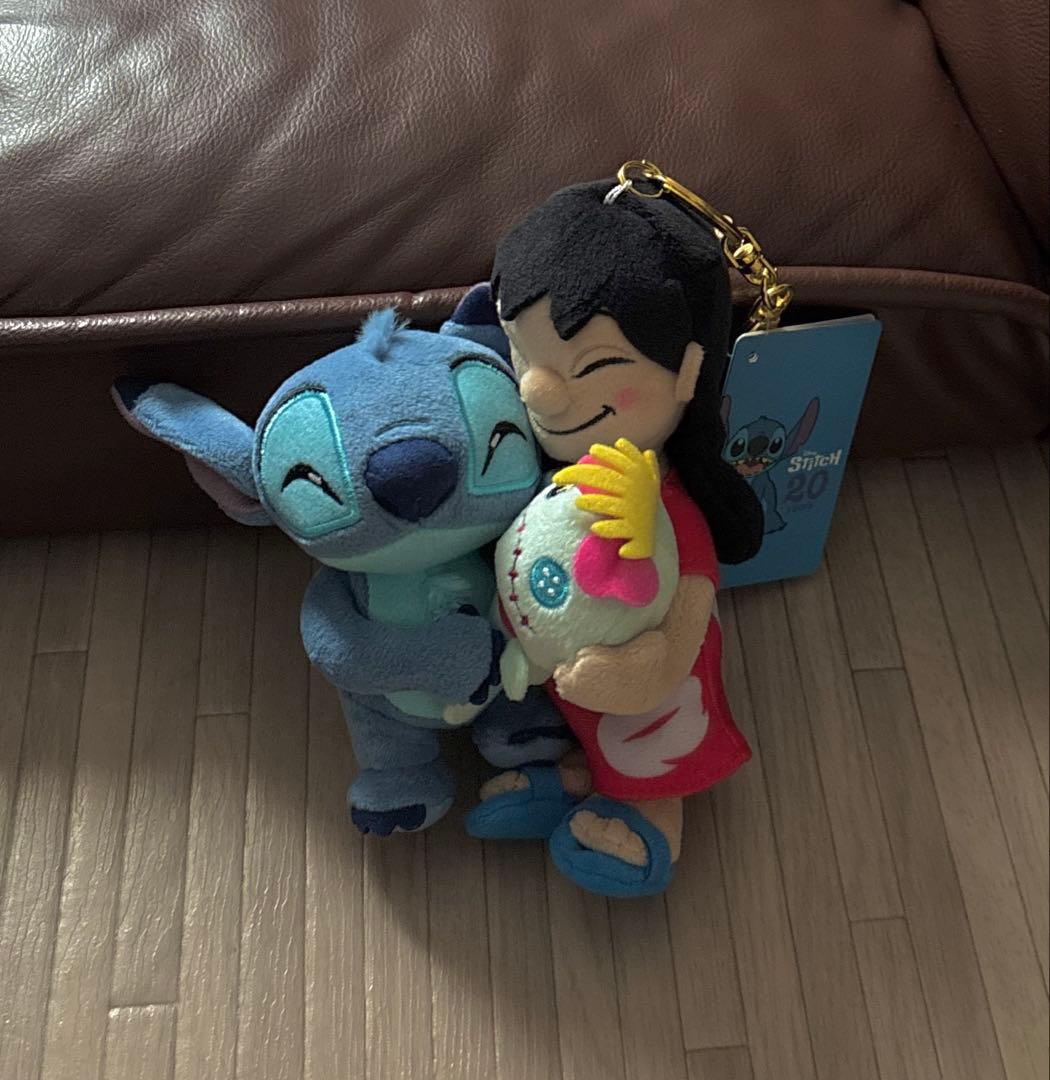 リロ&スティッチ ぬいぐるみキーホルダー