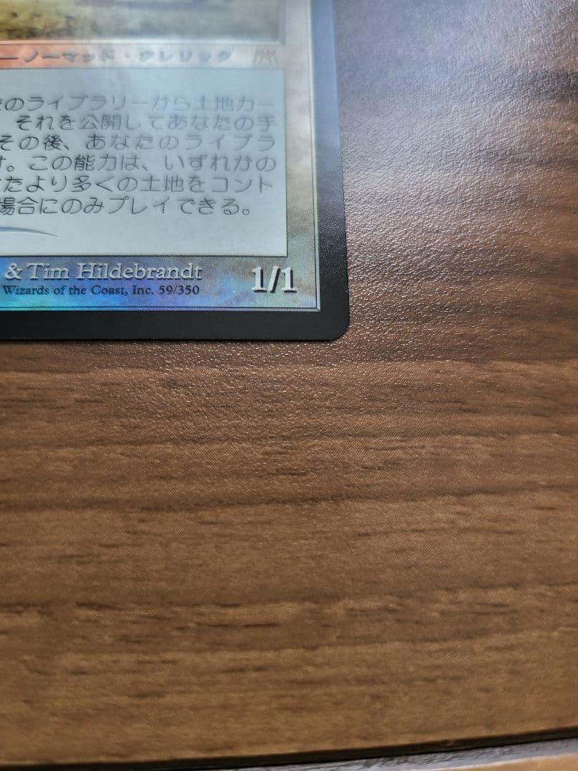 雨ざらしの旅人　foil　マジック：ザ・ギャザリング