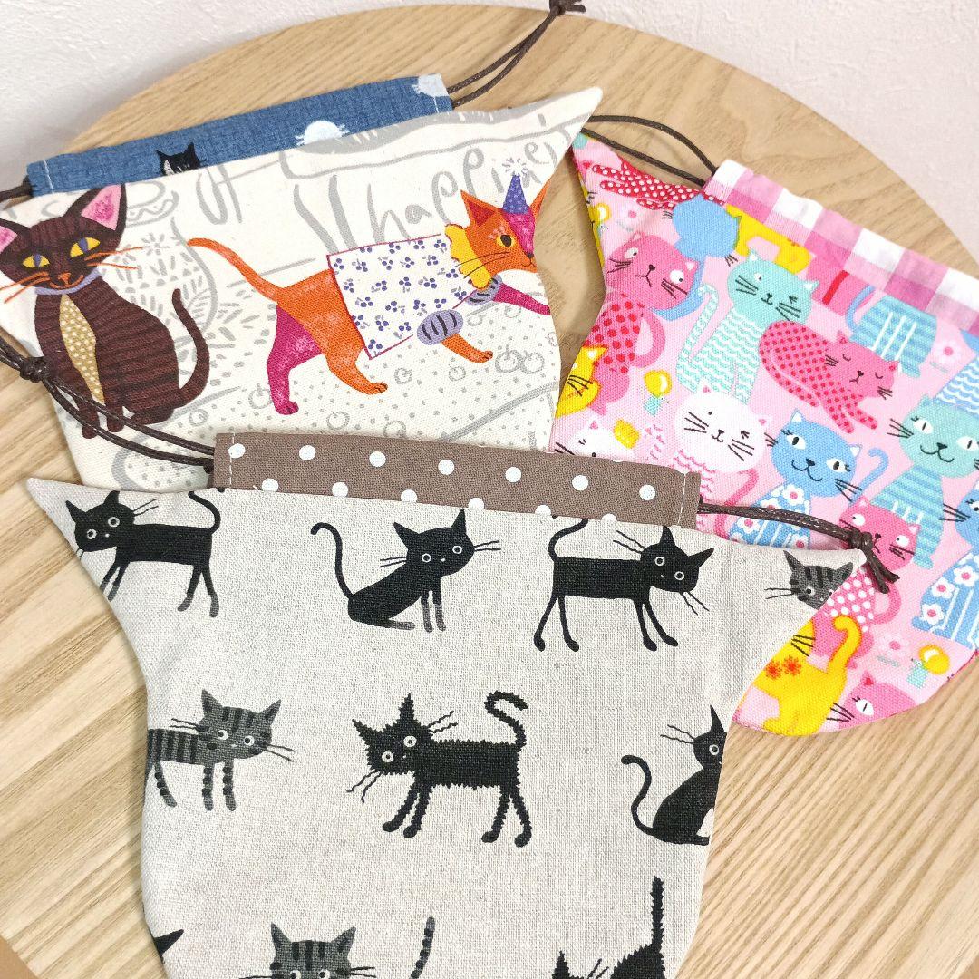 巾着　チャーム　ハンドメイド