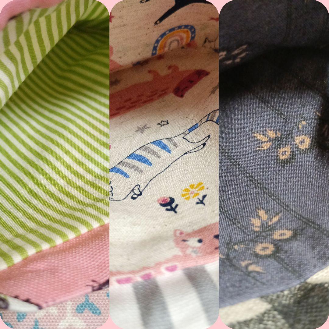 巾着　チャーム　ハンドメイド