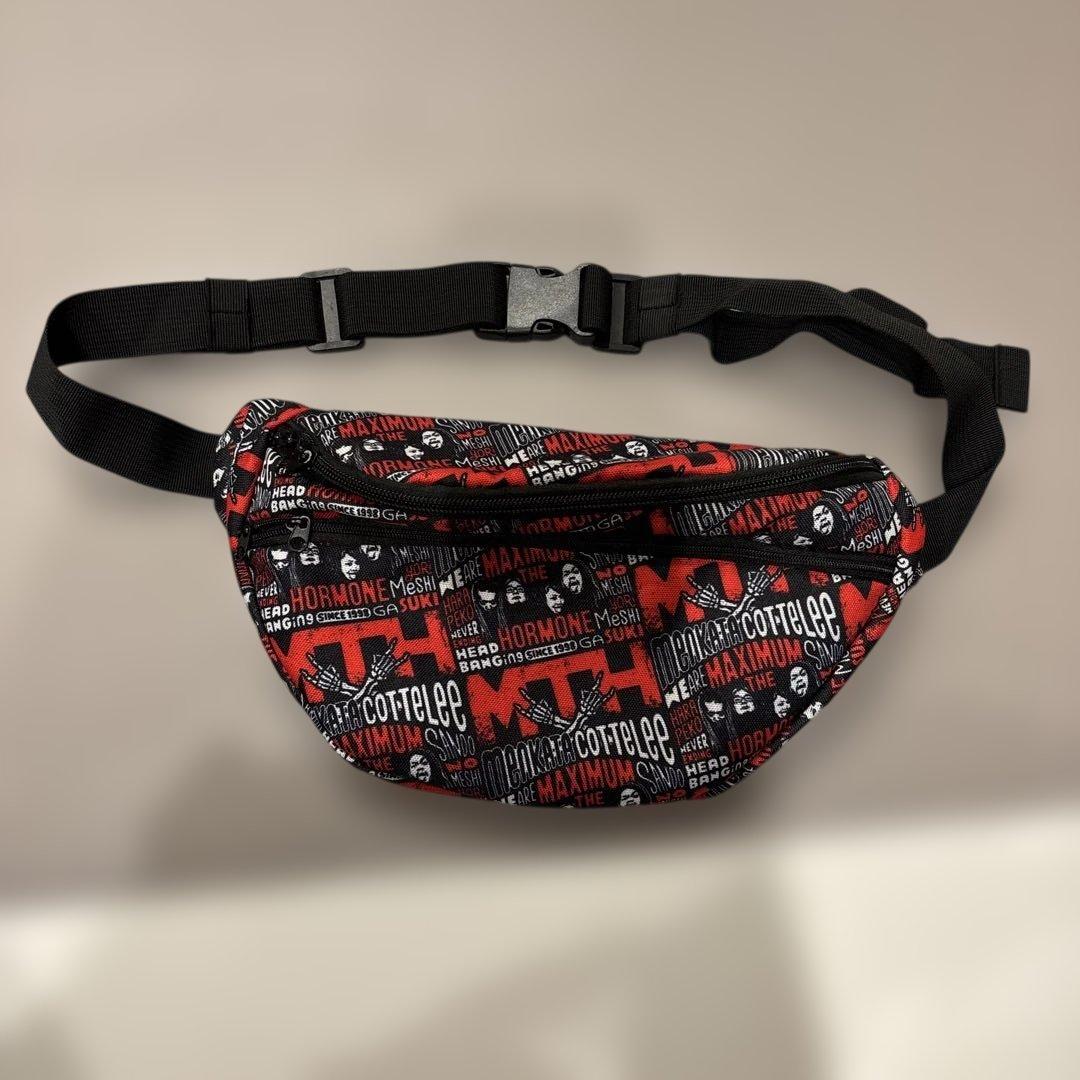 【値下げ】マキシマムザホルモン　ウエストバッグ グラフィックプリント