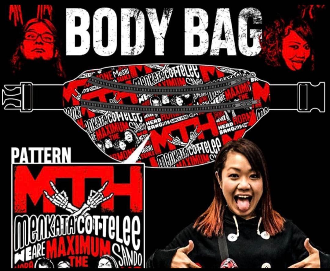 【値下げ】マキシマムザホルモン　ウエストバッグ グラフィックプリント