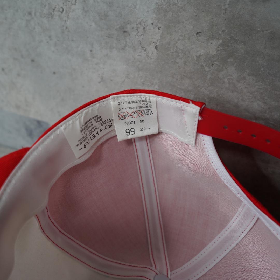 90's TOMY ポケモン　サトシ　キャップ 赤白　デッドストック