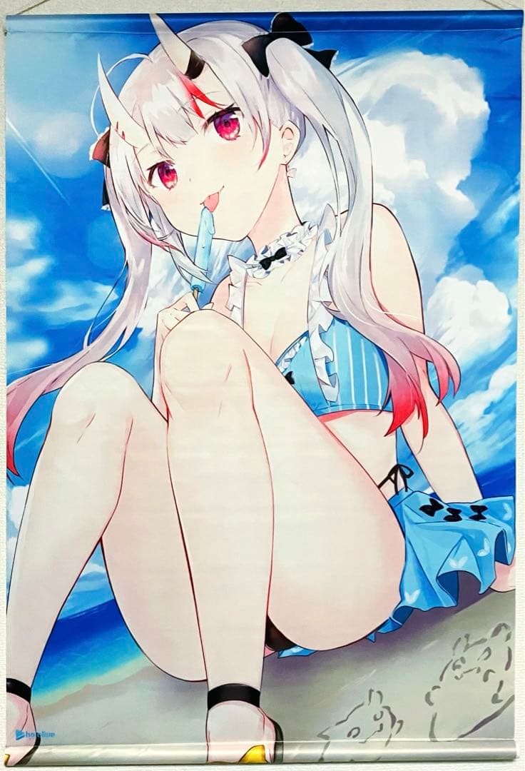 ホロライブ COMICUP25 2019 百鬼あやめ タペストリー 中国限定