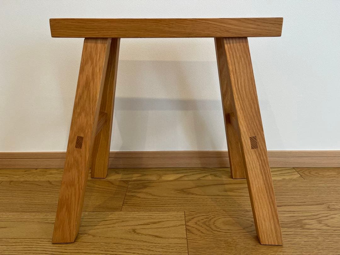 【美品】無印良品　MUJI ベンチ　オーク材　小　廃盤品