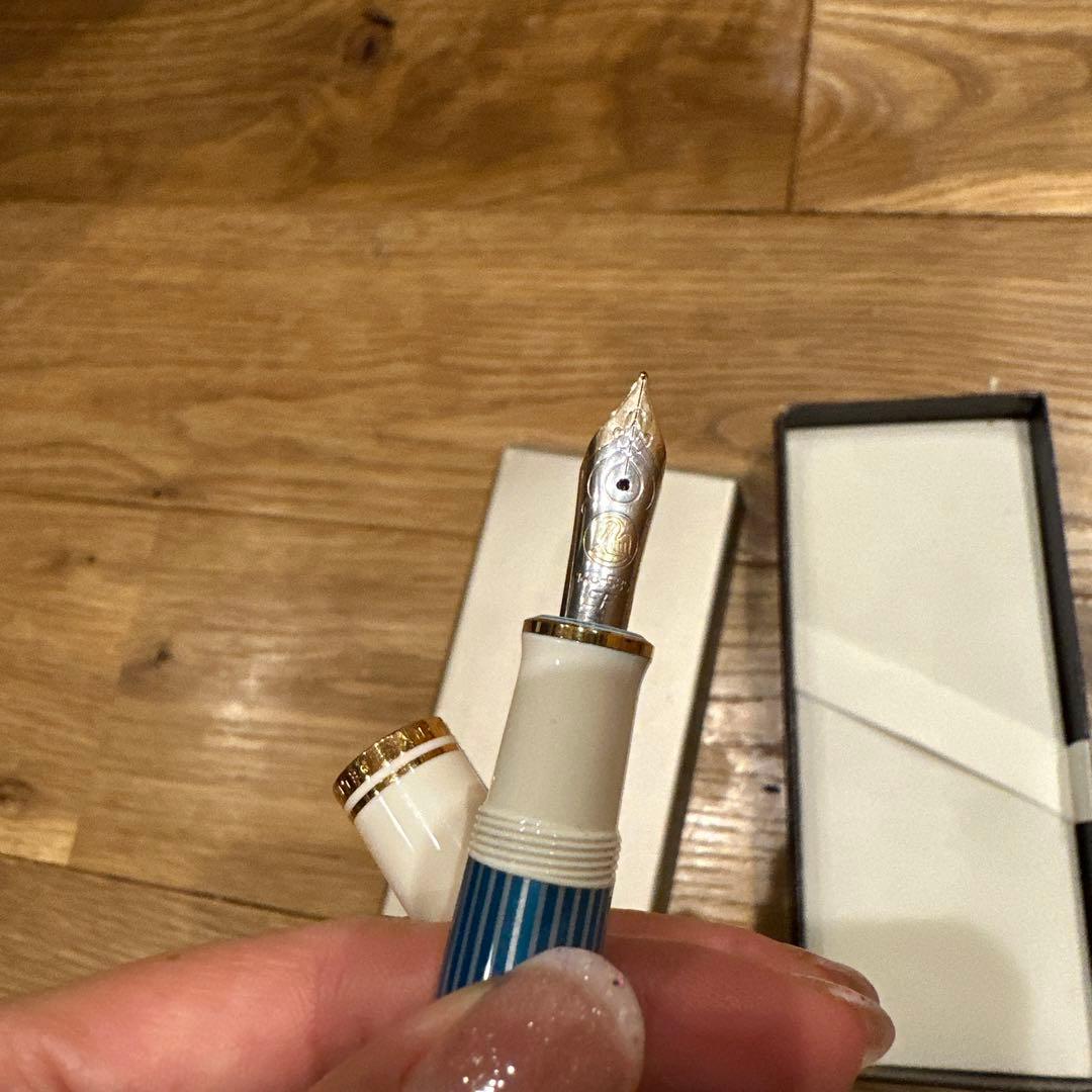 ペリカン ターコイズホワイト EFニブ スーべレーン インクセット