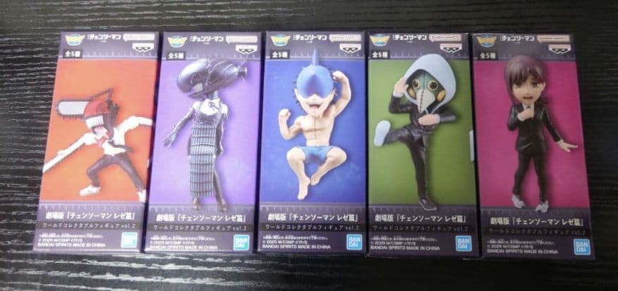 メルカリ便　チェンソーマン レゼ編 コレクタブル フィギュア vol.2 全5種