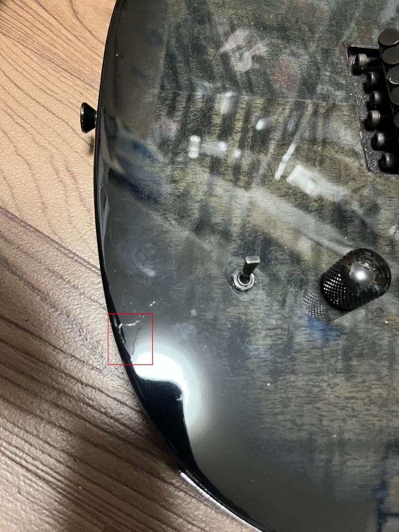 B.C.Rich Eagle シースルーブラック 虎目　Floyd Rose