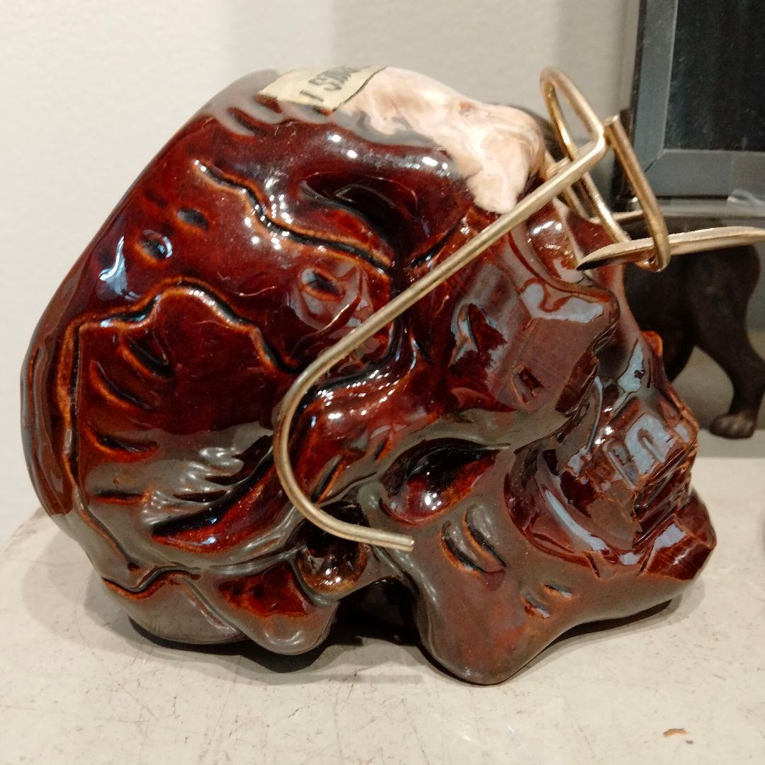 50s レア シール JAPAN刻印 スカル　ドクロ　マーブル　ビンテージ