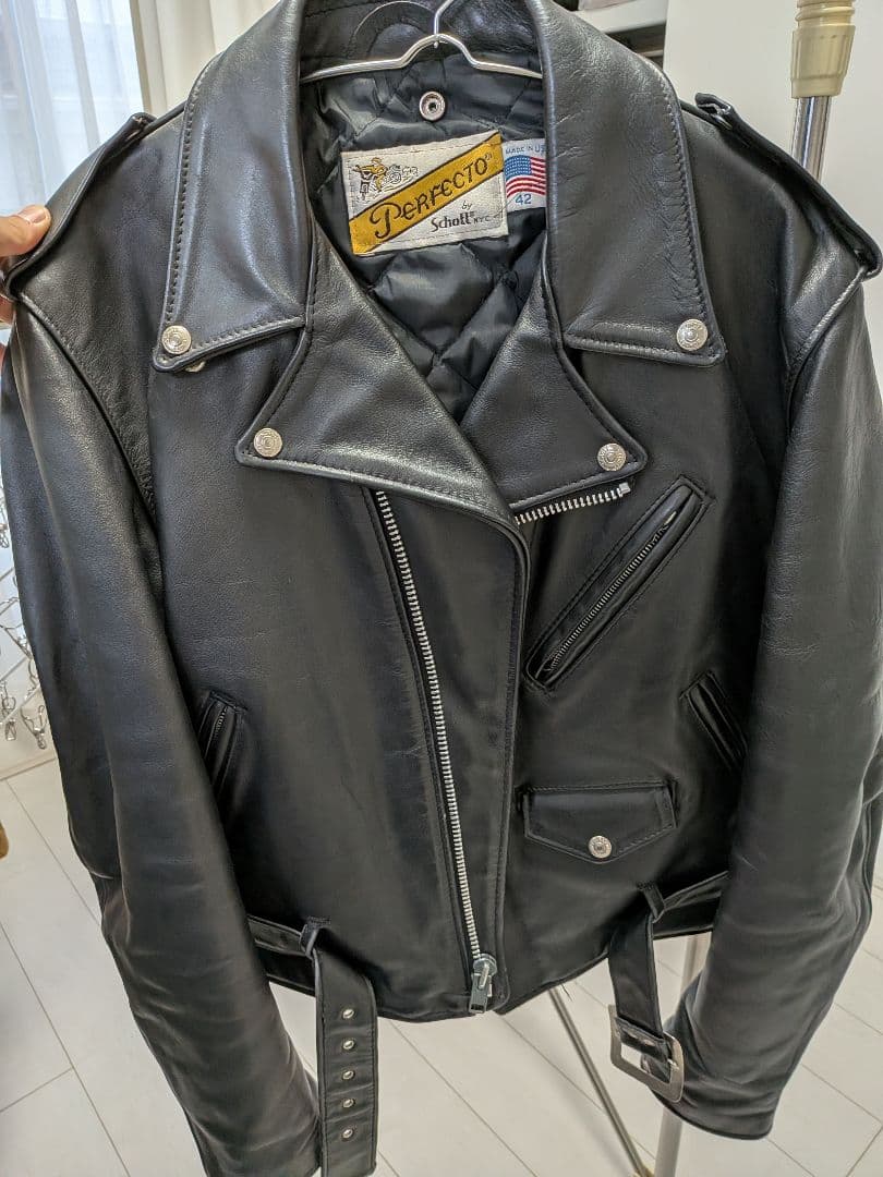 Schott ダブルライダース 618 バイカータグ size42