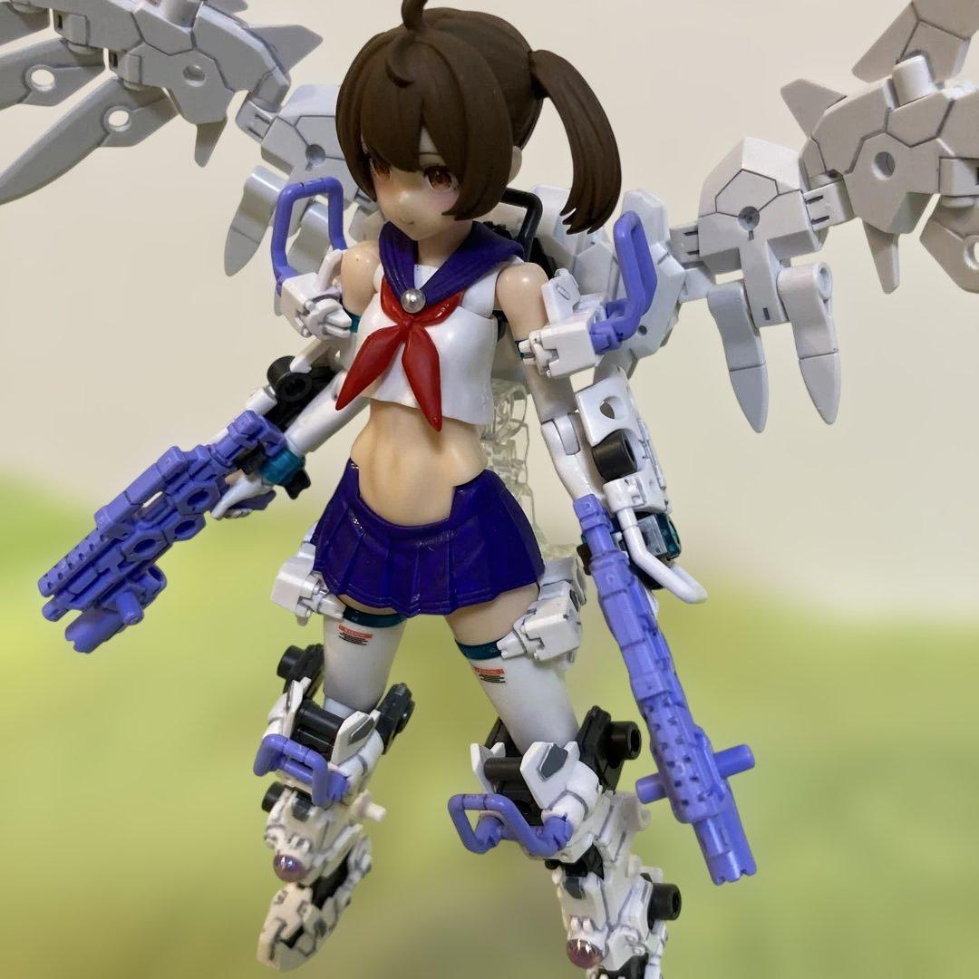 【完成品】コトブキヤ　バスタードールガンナー羽付き