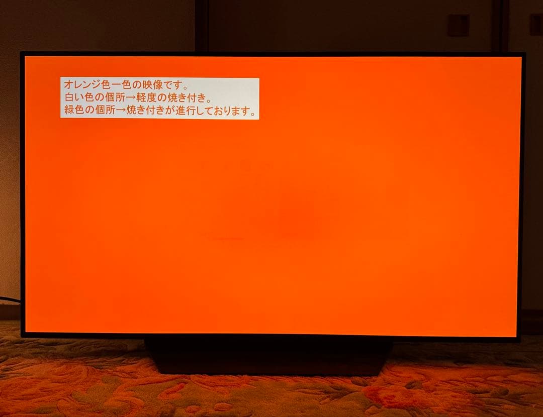 LG 48型 有機EL OLED48PJA 焼き付き要確認 手渡し