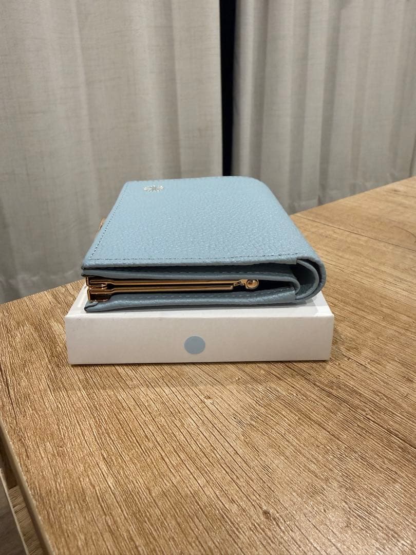 皇居財布　水色