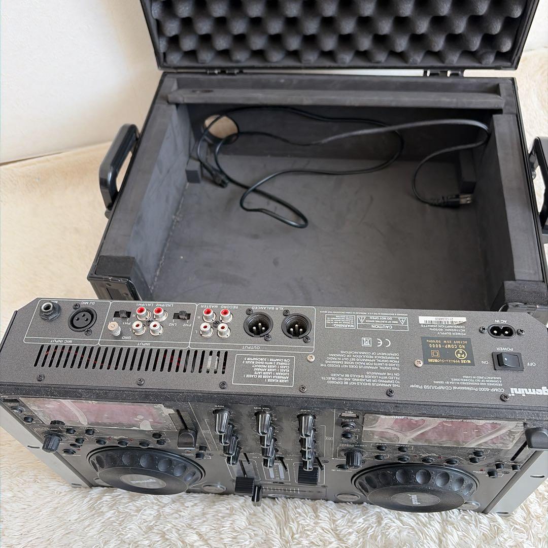 希少　GEMINI CDMP-6000 ジェミニ ターンテーブル　ハードケース付