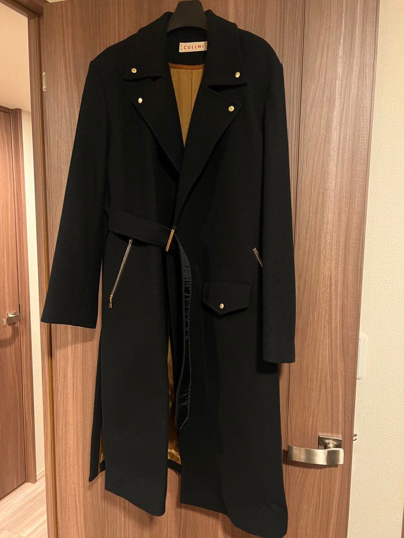 CULLNI ライダースタイロッケンコート