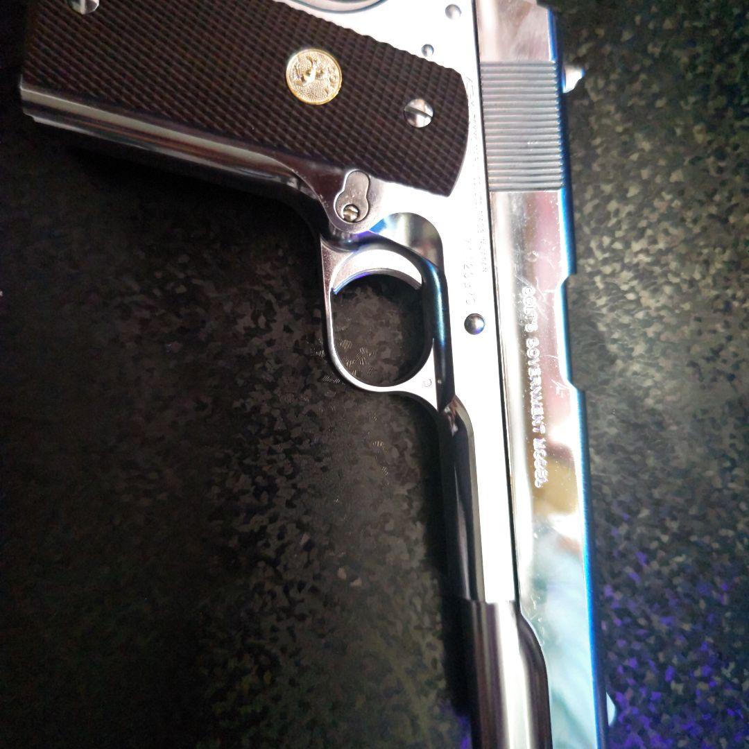 コ*ロ様 東京マルイ コルト ガバメント シリーズ'70 ニッケルフィニッシュ